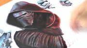 Gwiezdne Wojny Kylo Ren - speed painting