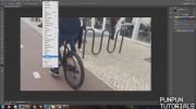 Jak usunąć koło od roweru w Photoshopie?