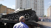 Rosjanie uszkodzili zabytkowy czołg T-34