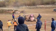 Wypadek na wyścigach buggy na Białorusi