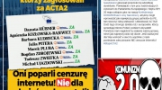 LISTA HAŃBY! Europosłowie PO, którzy głosowali za ACTA 2