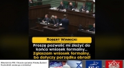 Robert Winnicki - Ustawa Anty447 wyrzucona z porządku obrad Sejmu! #STOP447 (15.05.2019)
