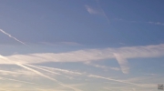 Drone video of chemtrails / geoengineering