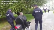 HIT! Niepełnosprawny uciekł przed Policją na wózku inwalidzkim w Warszawie