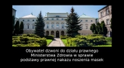 Obywatel dzwoni do Ministerstwa Zdrowia w sprawie podstawy prawnej infamii oraz nakazu noszenia mas