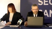 Grzegorz Braun i Justyna Socha -  Parlamentarny Zespół ds. Bezpieczeństwa Programu Szczepień Ochron