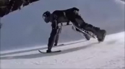 Człowiek narta
