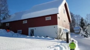 Usuwanie śniegu z dachu