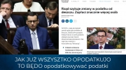 Bandyta-żyd Morawiecki w 2022 wprowadzi PODATEK OD DESZCZU nawet dla mieszkańca bloku (21.06.2021)