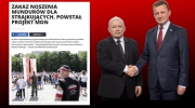 Faszystowska władza bierze się za protestujących! Zakaz noszenia mundurów! (09.08.2021)