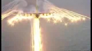 Awesome C-130 Deploys Angel Flares(ogon)