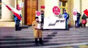Manifestacja przeciwko UE w Lublinie