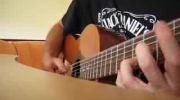 Rózowa pantera - główny motyw zagrany na gitarze