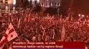 Przemówienie Kaczyńskiego w Gruzji