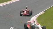 GP Belgii 2008 - Raikkonen crash
