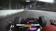 GP Singapuru FP1 - Vettel onboard