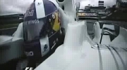 GP Brazylii FP1 - Coulthard helmet cam