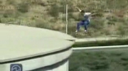 crazy skateboard jump