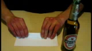 Jak otworzyć piwo kartką papieru?