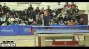 Radość mistrza ping ponga