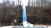 Kid falls off closed water slide xxx