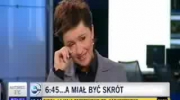 Beata Tadla popłakała się na wizji w TVN24