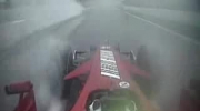 Massa v Kubica Fuji Onboard