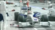 Bolid Roberta Kubicy zapłonął - Kwalifikacje GP Bahrain 2009