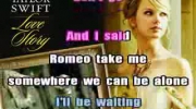 Taylor Swift - Love Story (karaoke)