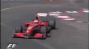 Kimi Räikkönen - GP Monaco 2009 - uślizg podczas wyścigu