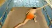Mr. Bean goes to the swimming pool
