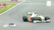 Adrian Sutil Silverstone crash 2009