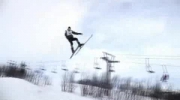 lądowanie narciarza
