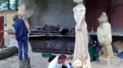 Plener rzeźbiarski w Osiekach.