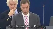 Nigel Farage o euronacjonalizmie Angeli Merkel