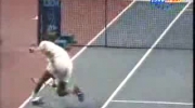Złamanie nogi tenisisty