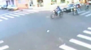 Zderzenie dwóch motocykli