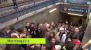 Chaos po wypadku w metrze