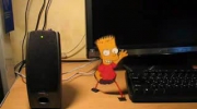 Tańczący Bart Simpson