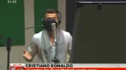 Cristiano Ronaldo śpiewa!!!