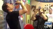 Justin Bieber Challenges Ryan to Water Chugging Contest