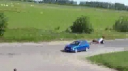 Mini Dragster vs. Subaru Impreza WRX