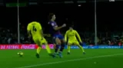 Zlatan Ibrahimovic Bad Tackle on Godin of Villarreal (1-1)