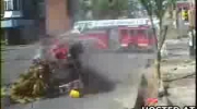 Zderzenie dwóch wozów strażackich